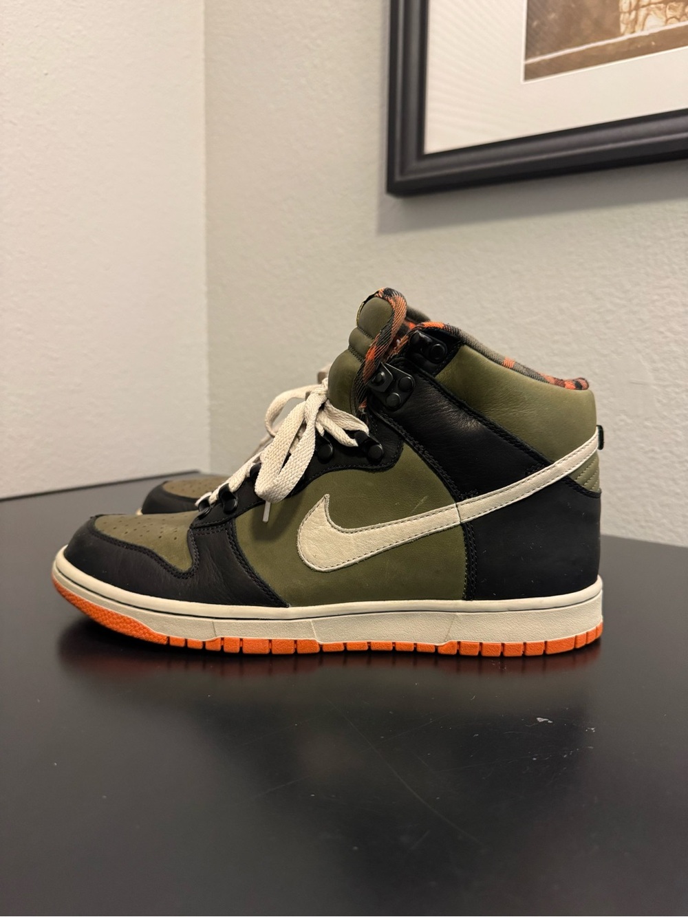 Nike Dunk High Premium Ht Army Olive Birch Orange Blaze Celery U.S.